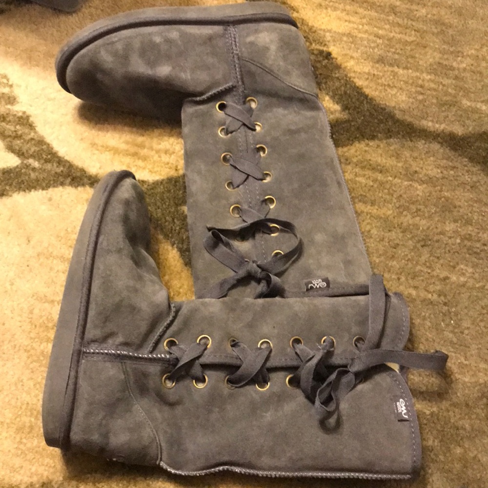 Emu wool Grey Boots